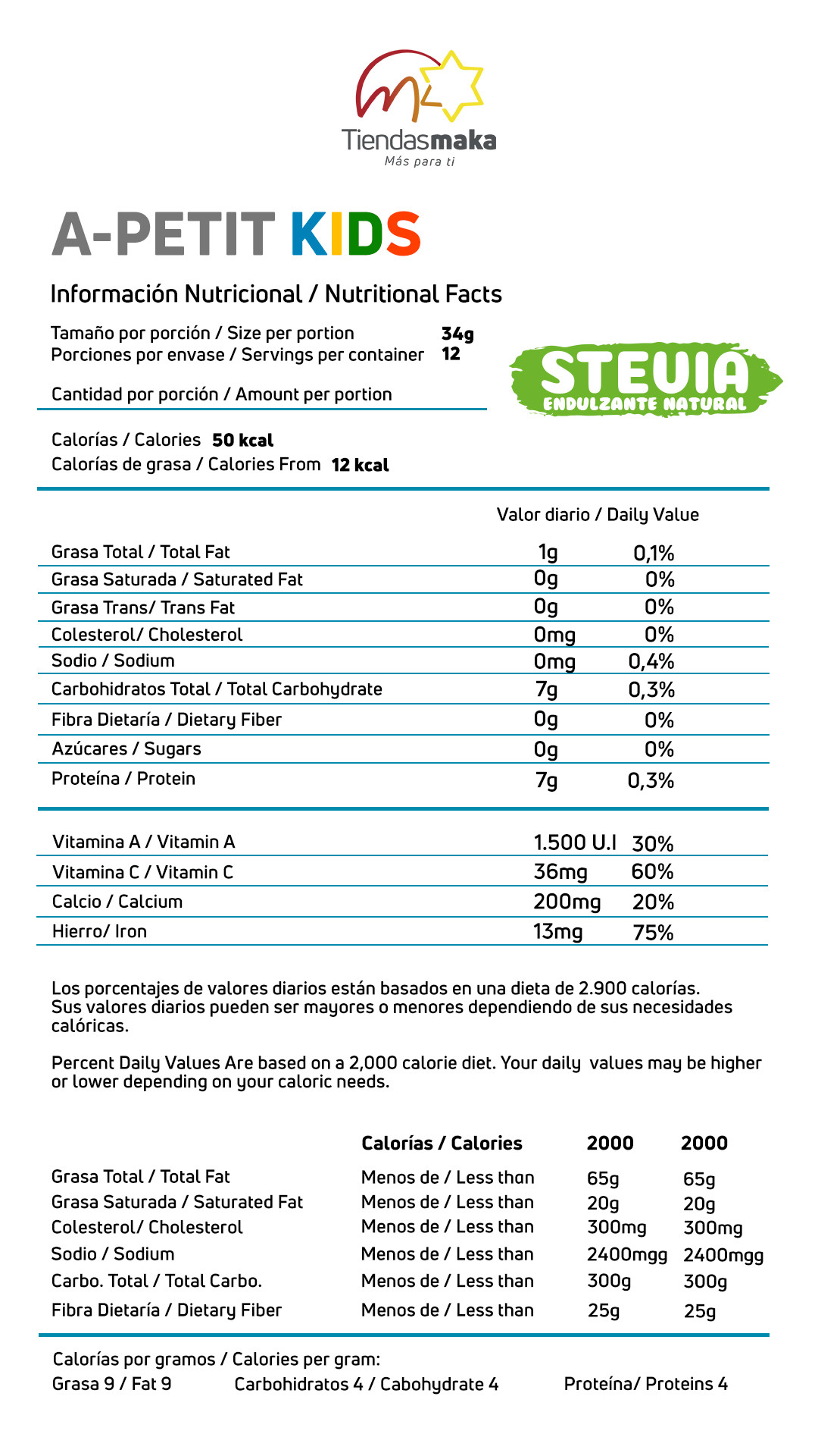 Purgante para niños -  Apetit kids